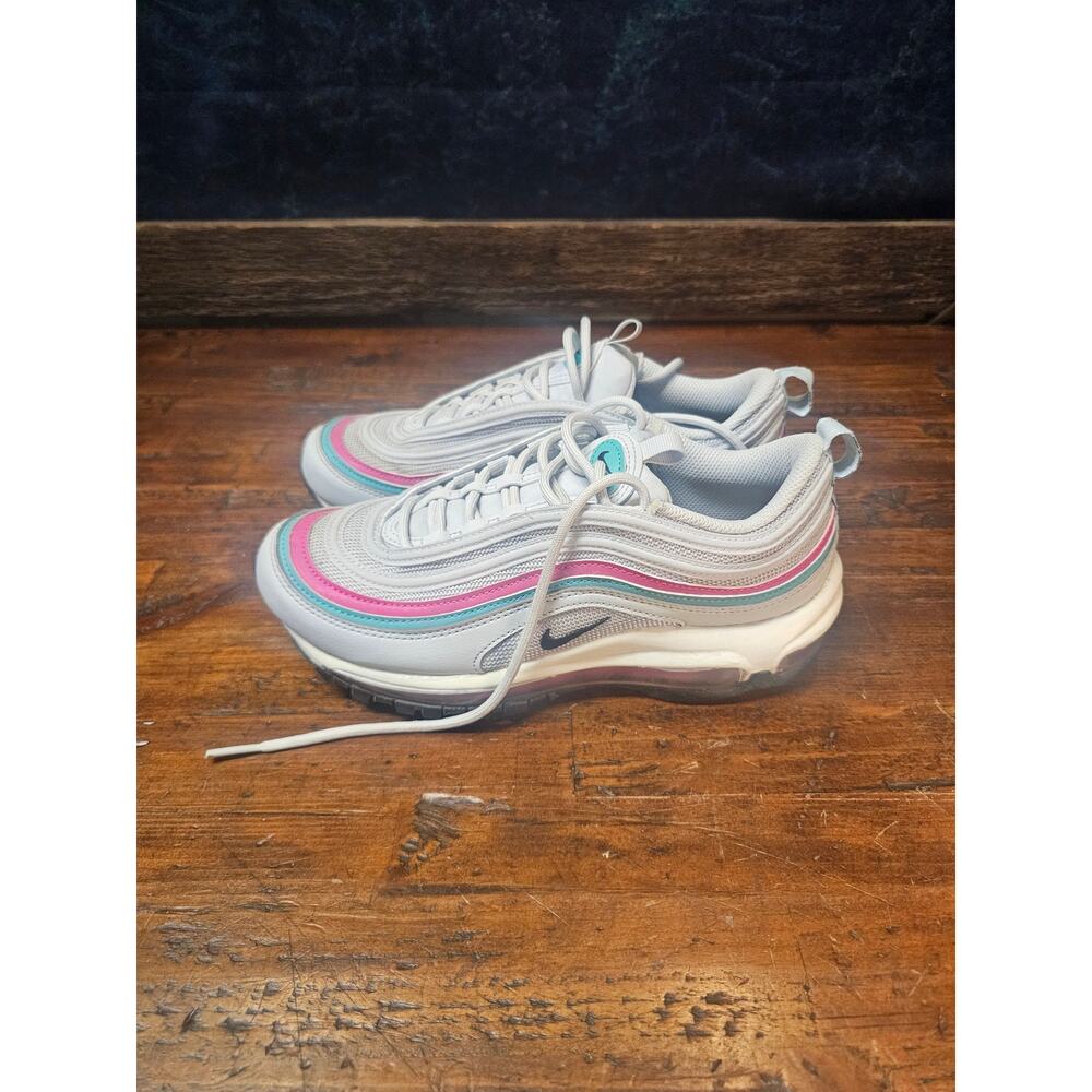 Nike Air Max 97 Women's Size 7 US DH5093 001 Silver Beach Pink Athletic Shoes